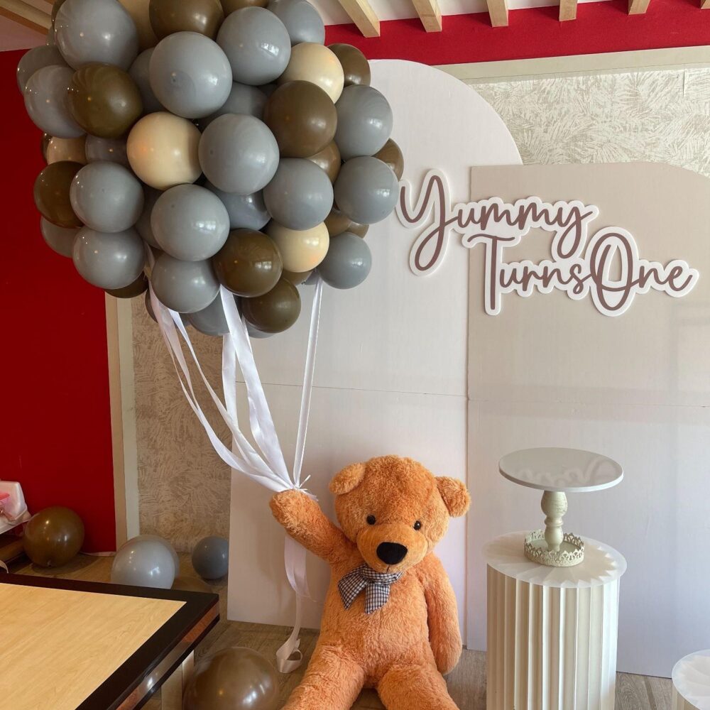 温暖泰迪 · 棕褐童趣派对