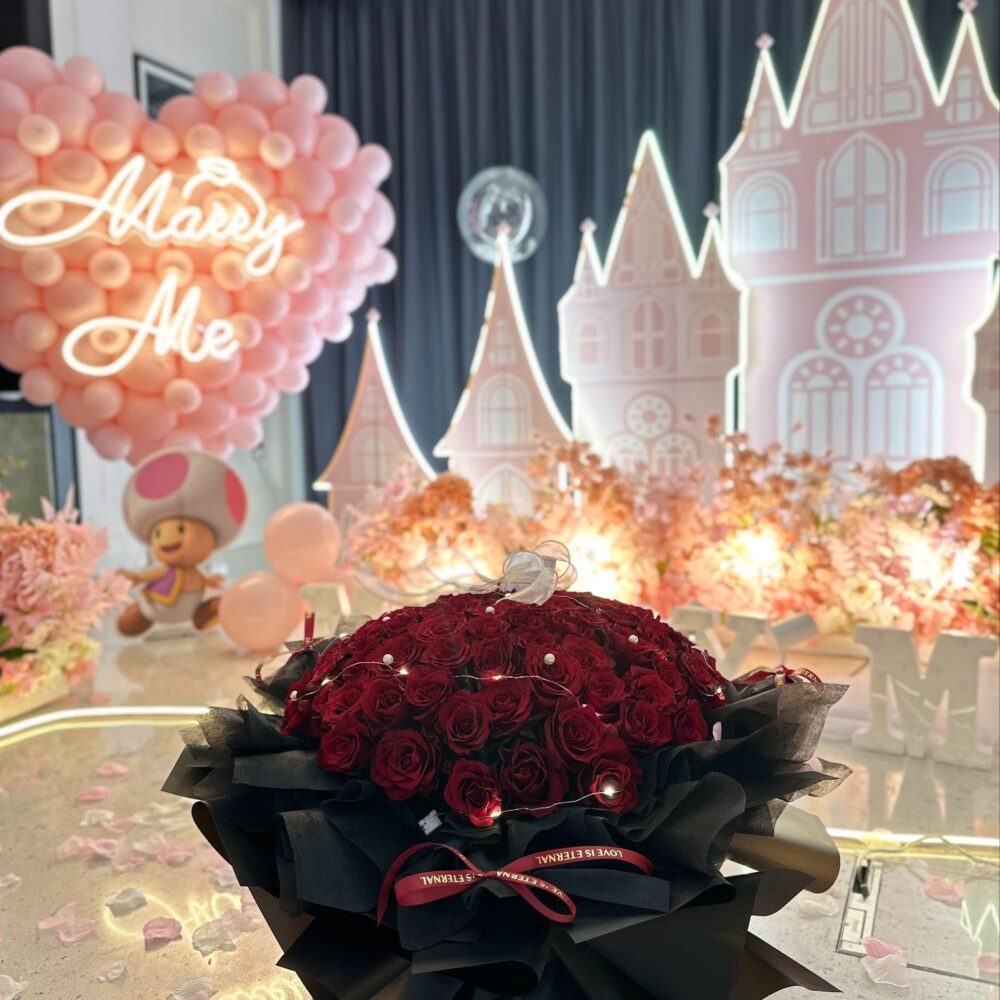 童话主题求婚布置