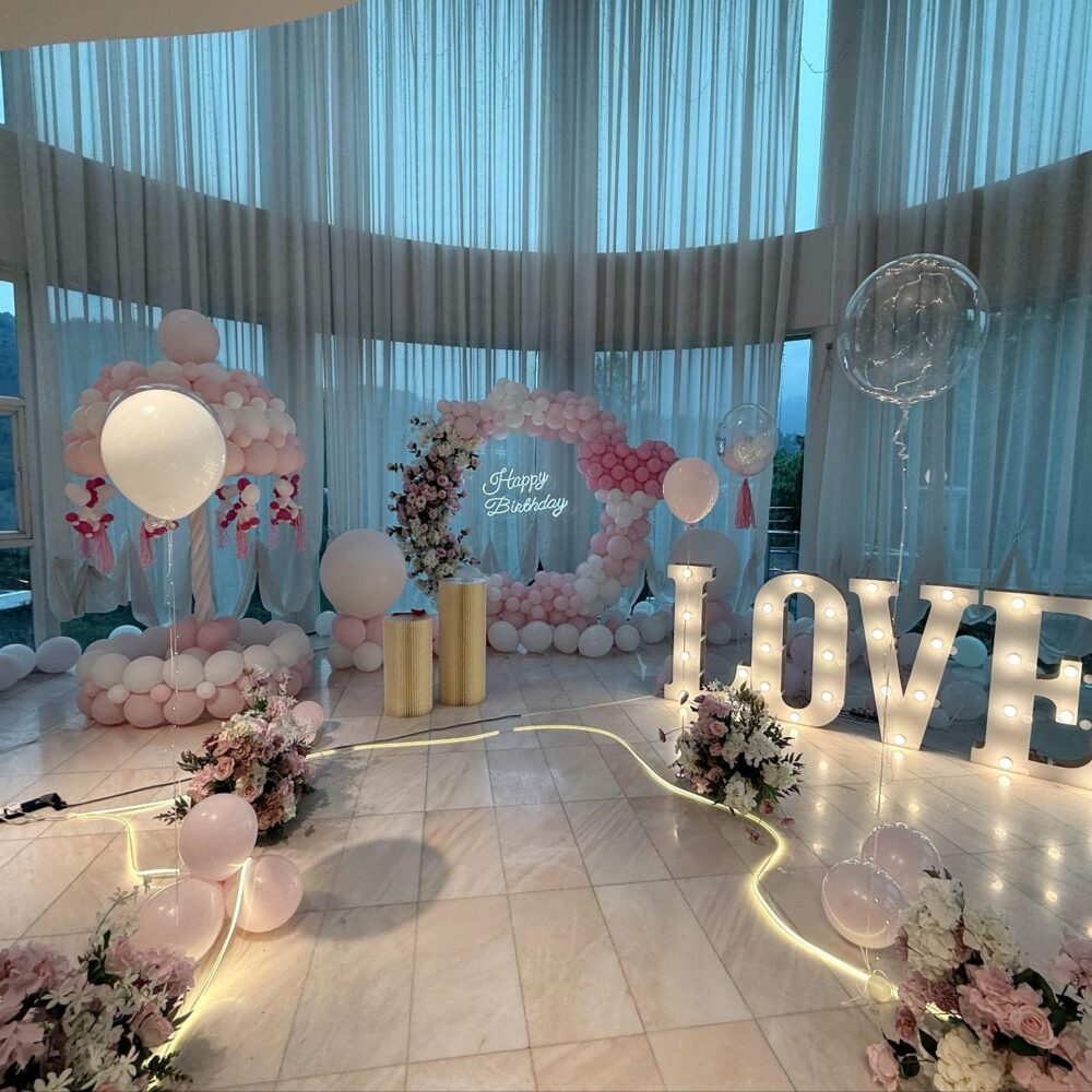 粉色少女心生日布置 | 梦幻登场