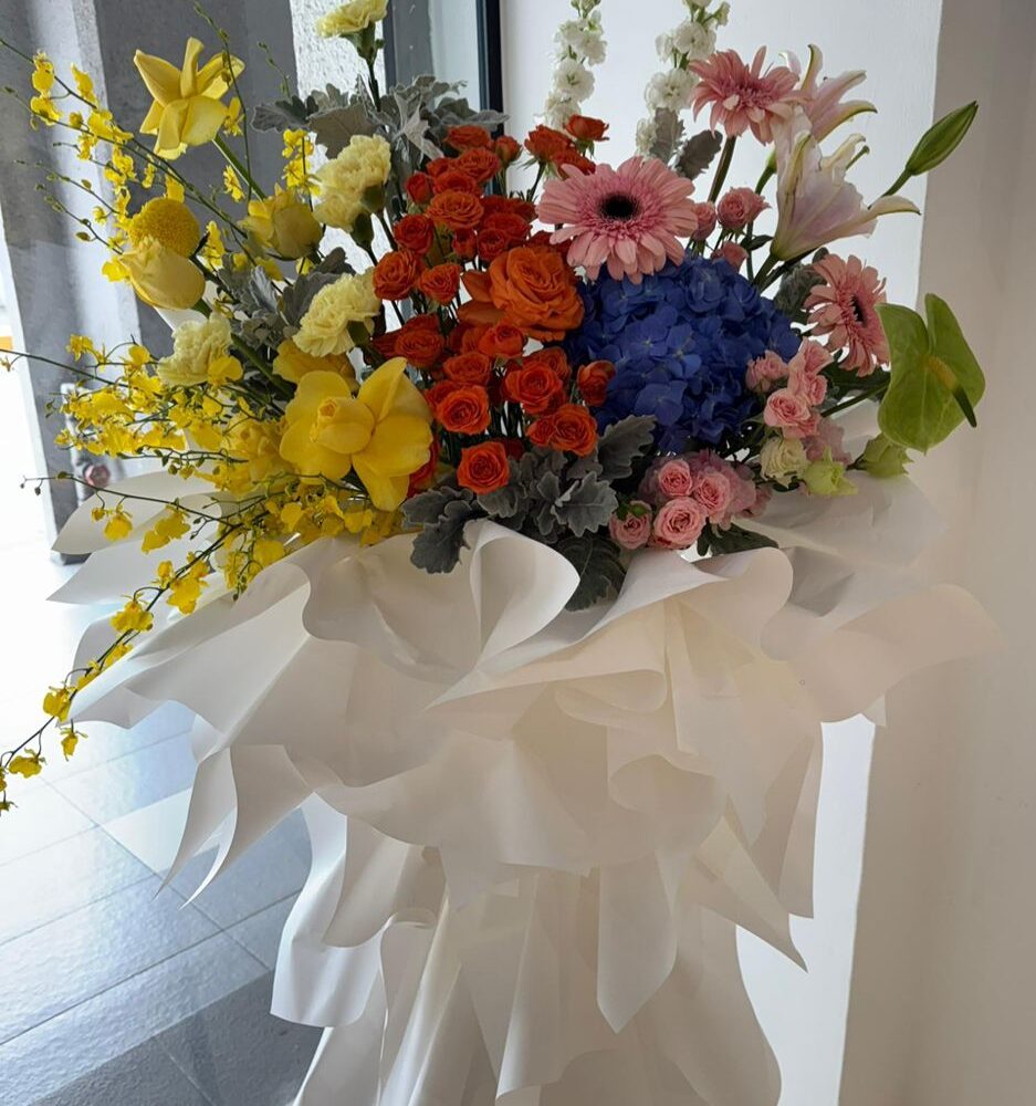 五彩花开 财源广进