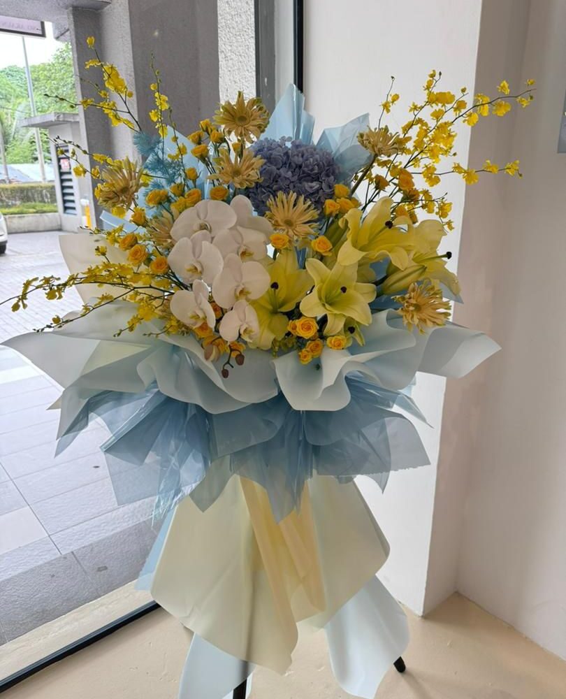 蔚蓝花语 · 开业花篮