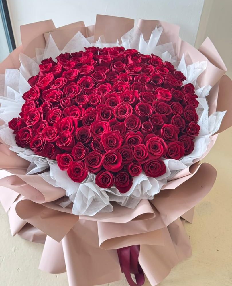 烈焰之心 · 红玫瑰花束