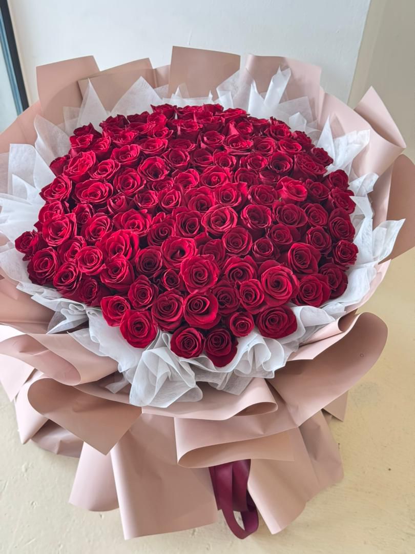 烈焰之心 · 红玫瑰花束