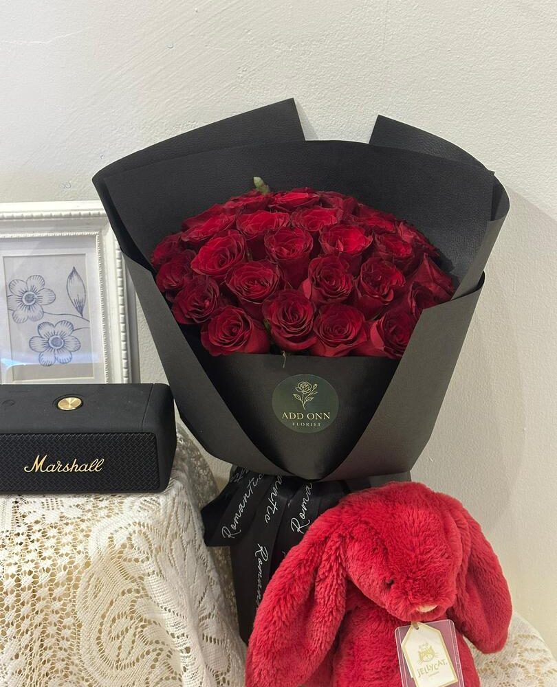 绯红挚恋 · 红玫瑰花束